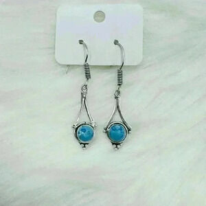 Handmade  Earrings Blue